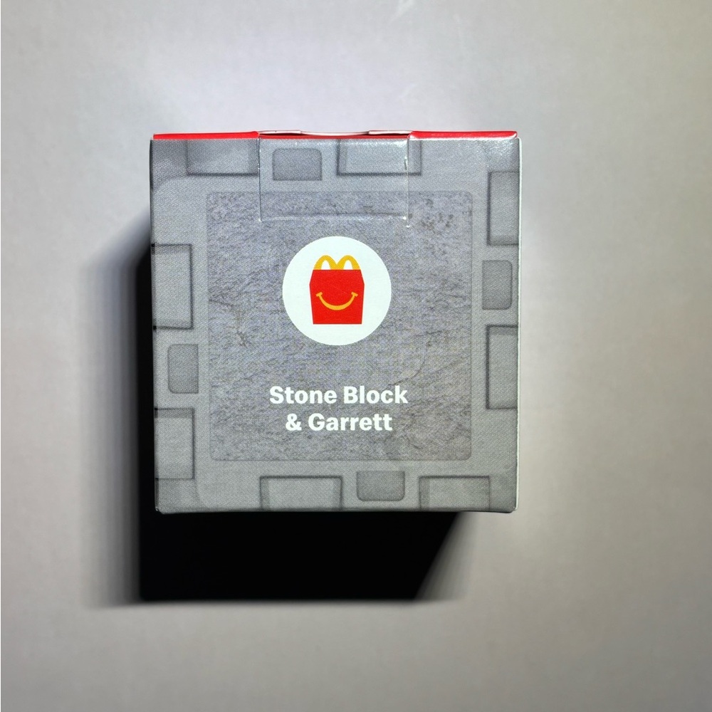 Stone Block & Garrett McDonald’s Minecraft Happy Meal Toy
